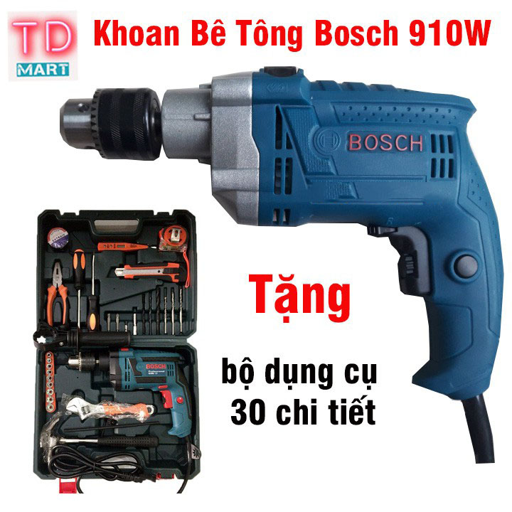 [HCM](GÍA TỐT)Máy Khoan Cầm Tay Mua Ngay Máy Khoan Búa CẦm Tay TỐc ĐỘ CaoBền BỉVận Hành Êm Ái Giúp Người Dùng Thao Tác An Toàn Dễ Dàng sử dụngBỘ KHOAN BOCSH 30 CHI TIẾT (BH 1 NĂM SỬ DỤNG)
