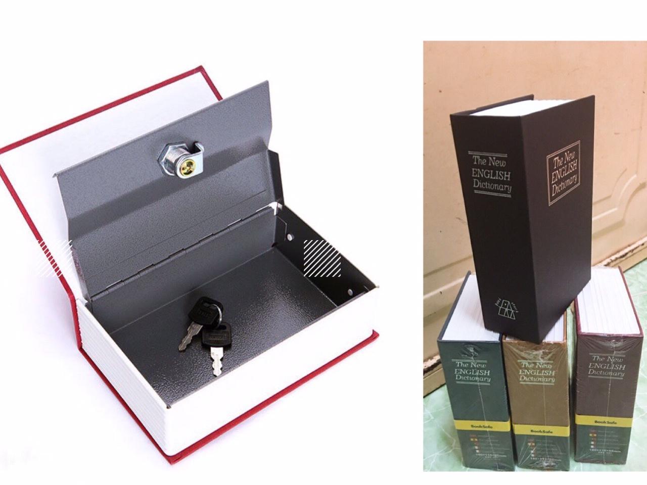 KÉT SẮT MINI HÌNH QUYỂN SÁCH CAO CẤP SIÊU ĐỘC ĐÁO