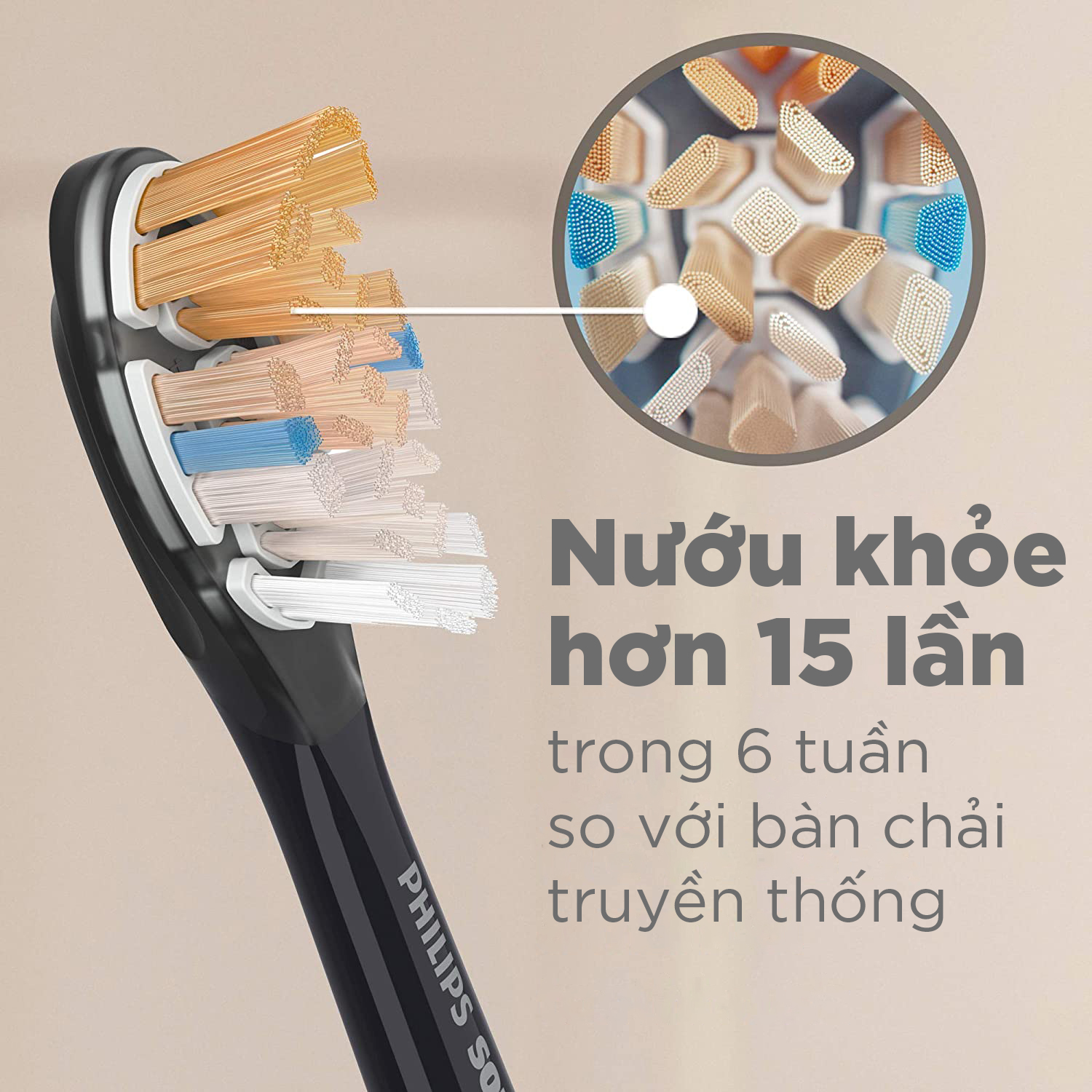 Đầu bàn chải điện Philips Sonicare A3 All-in-one