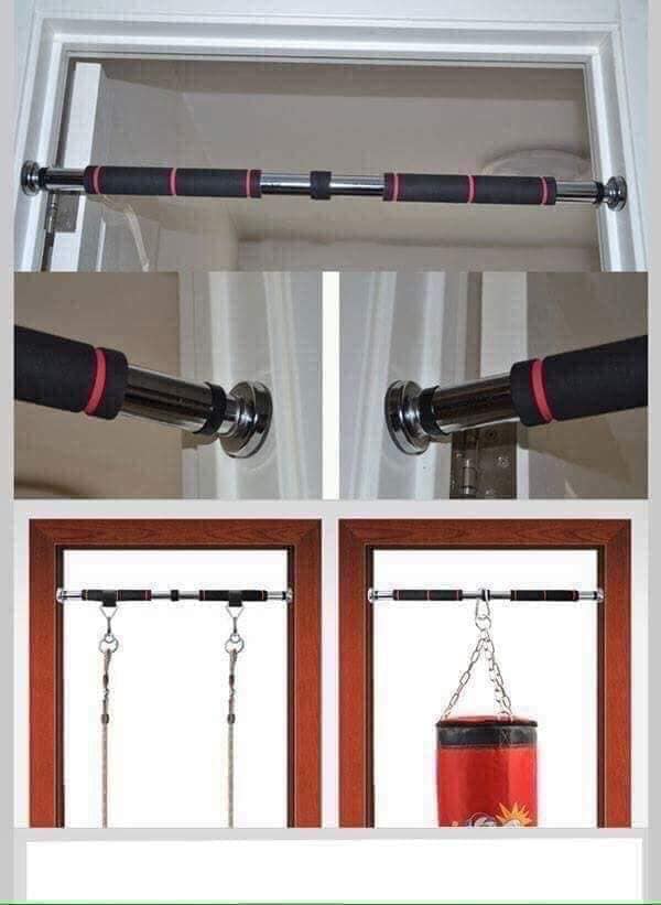 Xà đơn treo tường inox 80cm-130cm