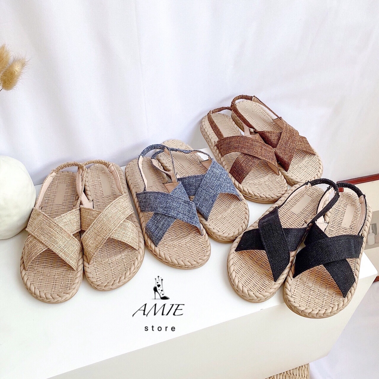 Sandal Quai Chéo Quai Hậu