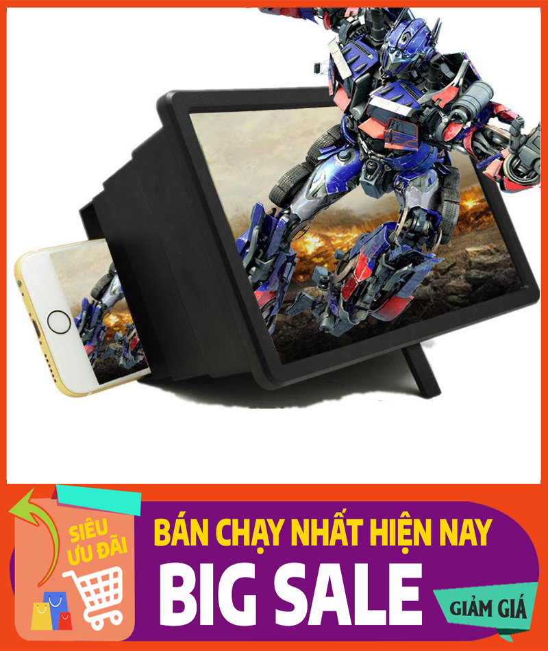 Kính phóng to điện thoại 3D-Hộp Kính 3D Phóng To Màn Hình Hện Thoại Smartphone F2 - Dùng Cho Mọi Loại Smart Phone