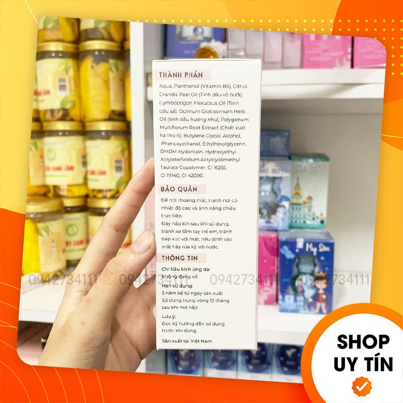 Xịt Bưởi Dr Di Hi 100ml Chính Hãng - Tinh Dầu Xịt Bưởi Dihi Hỗ Trợ Mọc