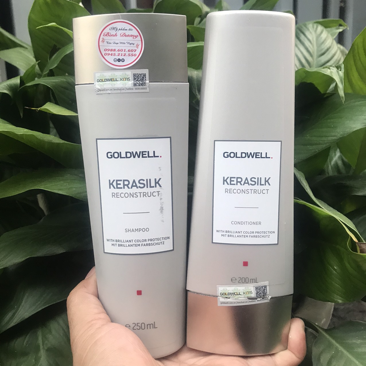 Dầu gội xả siêu phục hồi Goldwell Kerasilk Reconstruct 250ML/200ML