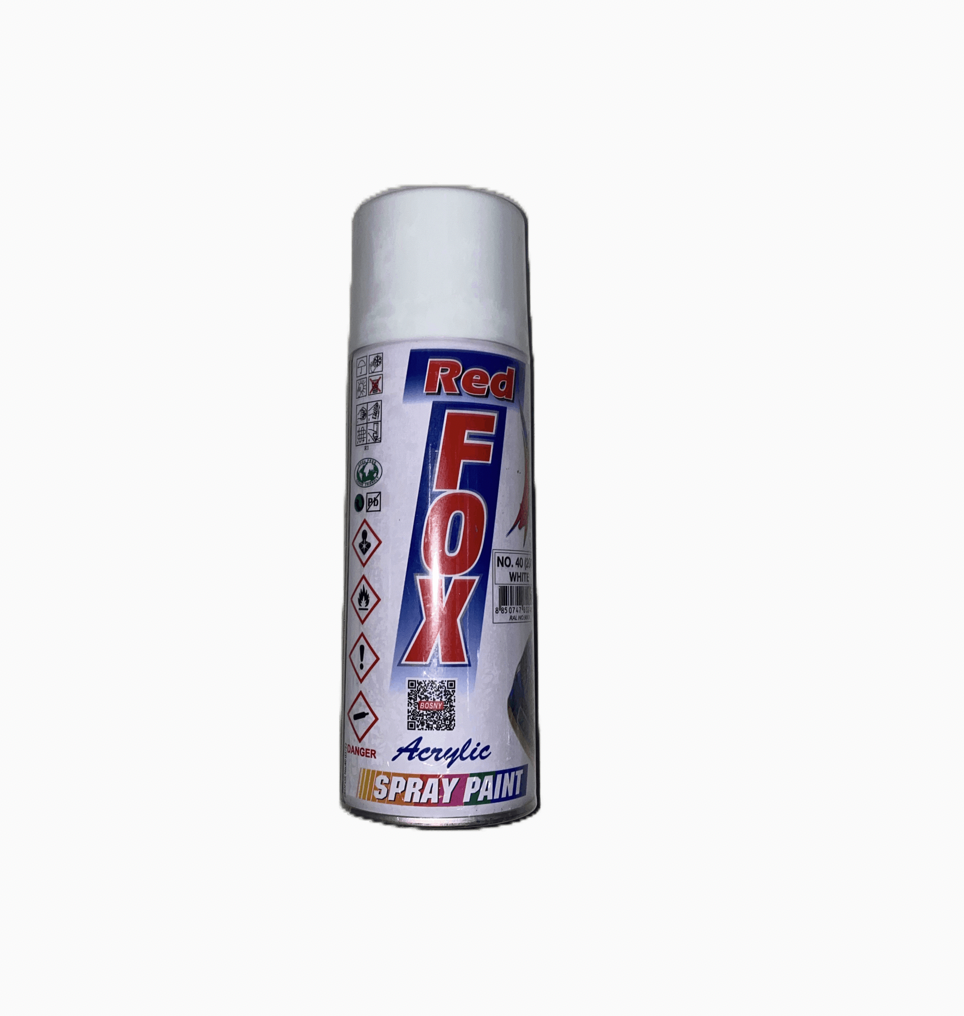 Sơn xịt trắng mờ RedFox Bosny Thái Lan