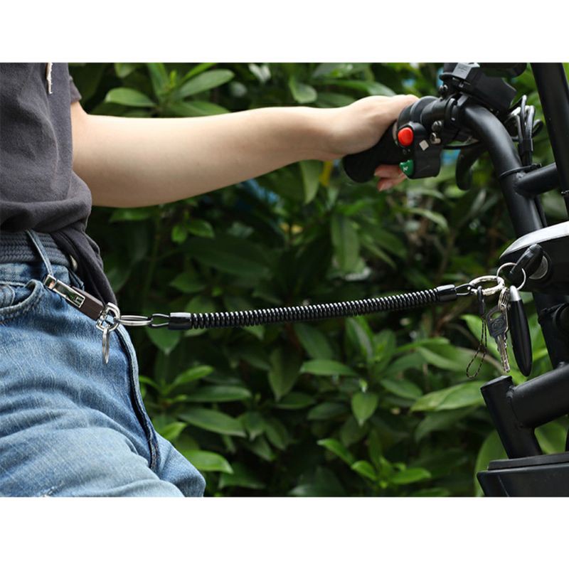 [HCM] Móc Khóa Lò Xo (màu đen / nhiều màu)