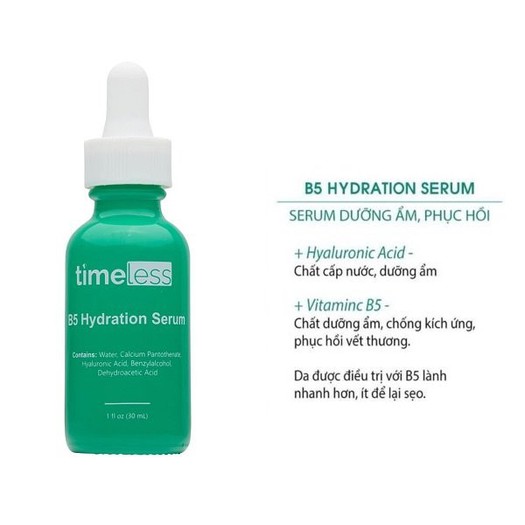Hồi Phục Da Serum Timeless Vitamin B5 30ml