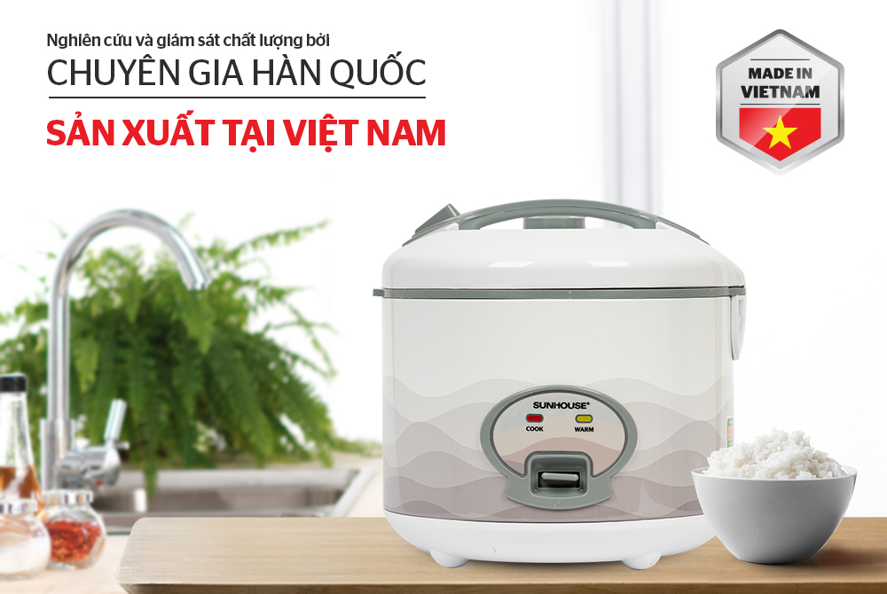 Nồi cơm điện 1.8L Sunhouse SHD8602