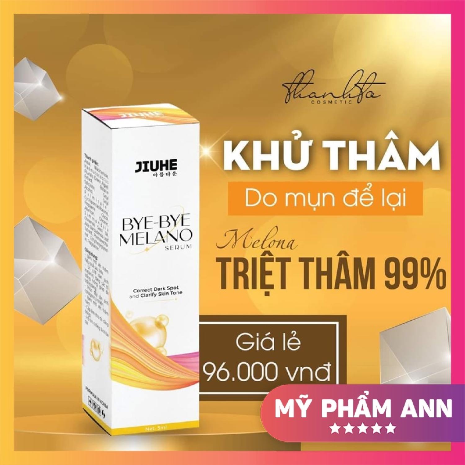 Serum Thâm Jiuhe Bye Bye Melano 5ml - Chăm sóc da mặt