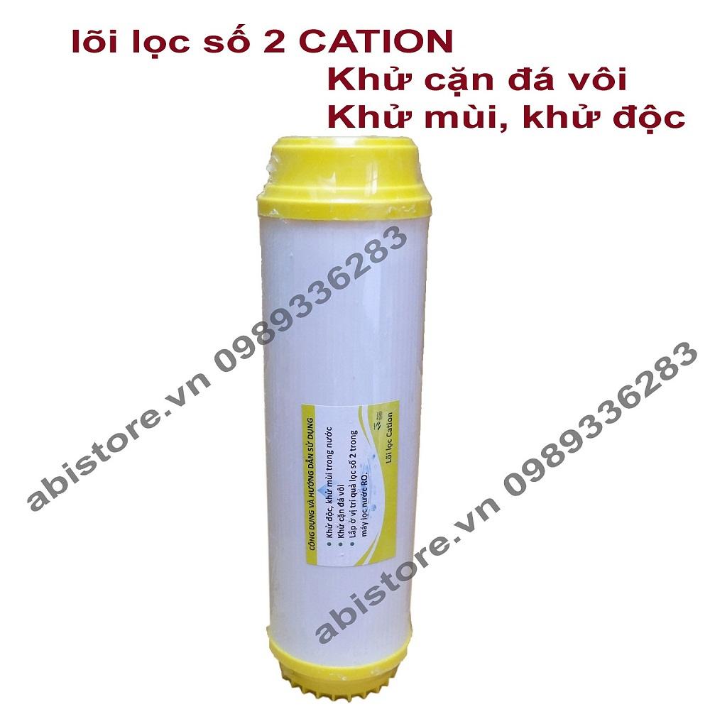 LÕI LỌC NƯỚC CATION SỐ 2 KHỬ ĐÁ VÔI KHỬ MÙI