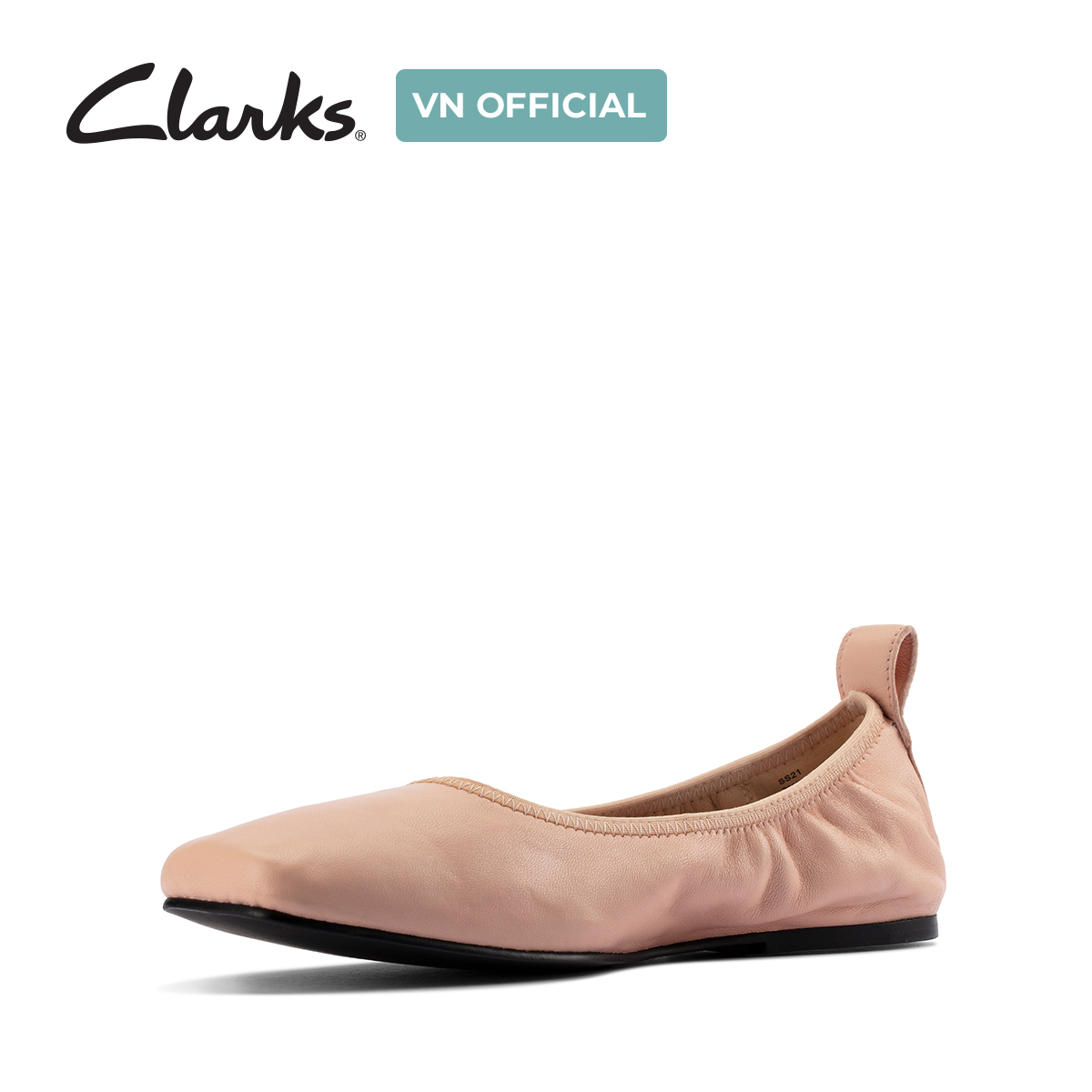 Giày Đế Bệt Da Nữ Clarks - Pure Ballet