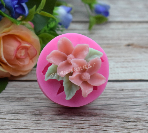 Khuôn silicon 3d làm rau làm bánh mẫu chum hoa Dừa Cạn