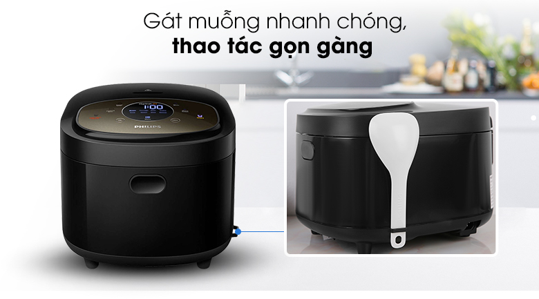 Nồi cơm cao tần Philips HD4528 - Hàng Chính Hãng