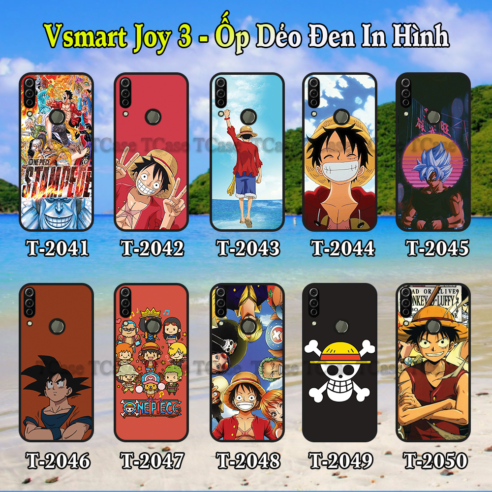 Ốp lưng Vsmart Joy 3 dẻo đen in hình Đảo hải tặc