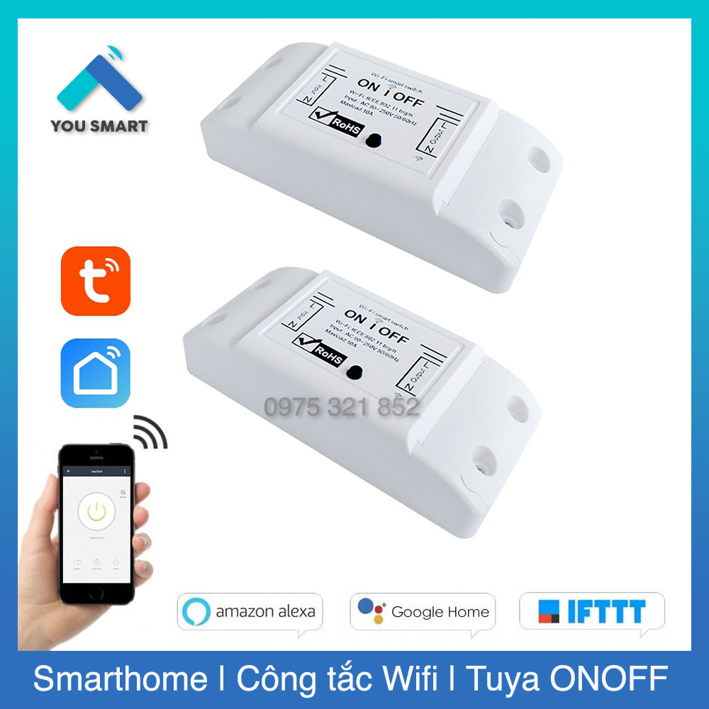 Công Tắc Thông Minh Wifi Tuya OnOff - Tuya Basic thay thế Sonoff.