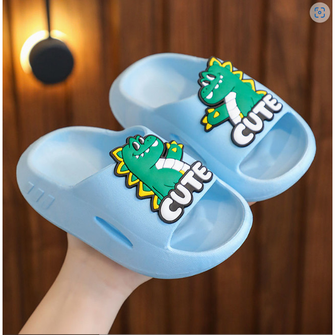 Dép bánh mì khủng long siêu cute cho bé trai, bé gái