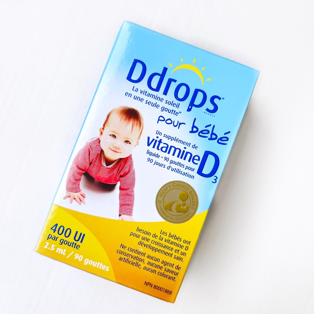 [HCM]Vitamin D3 Baby Ddrops Mỹ 90 giọt