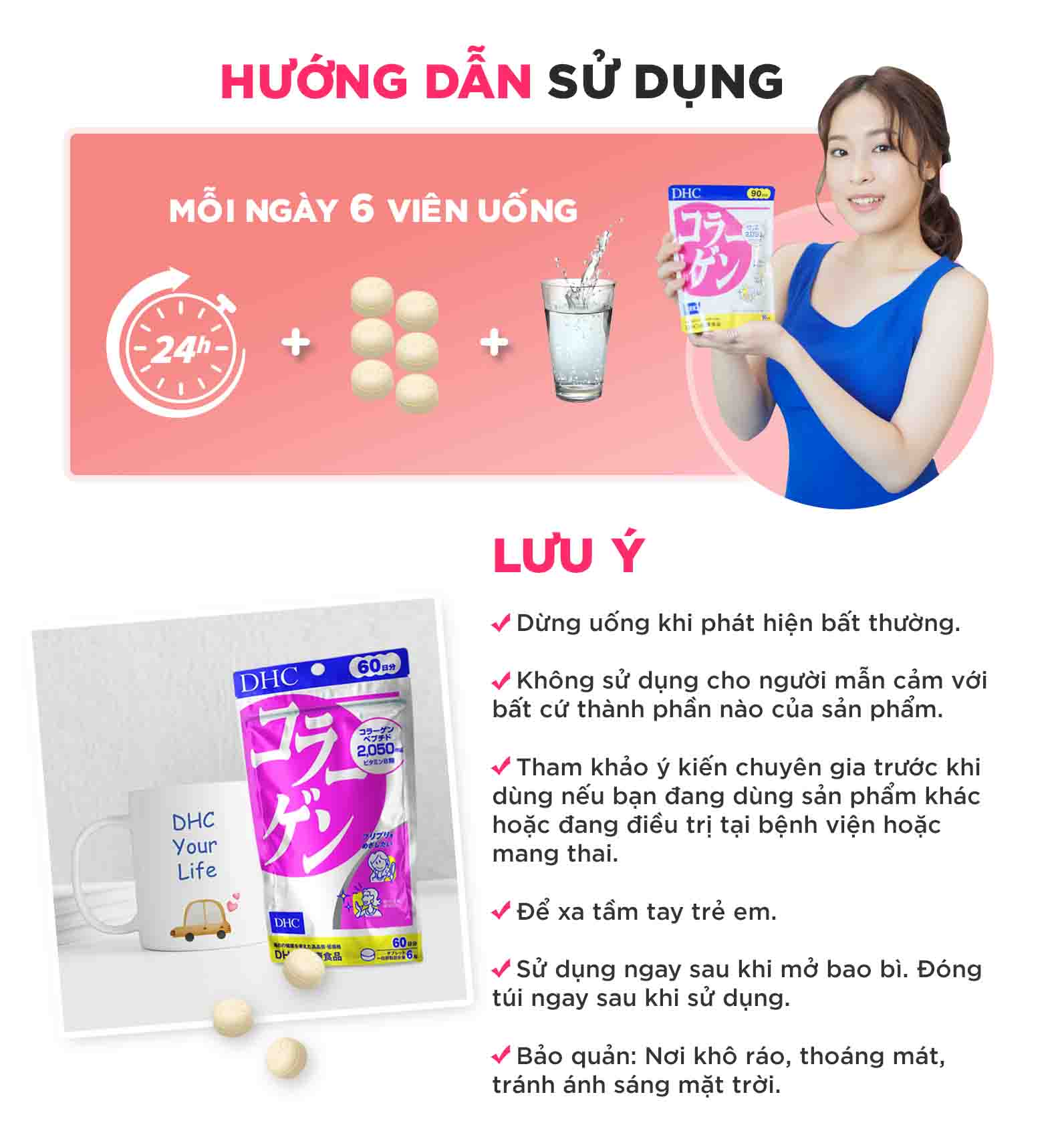 Viên uống collagen DHC Collagen