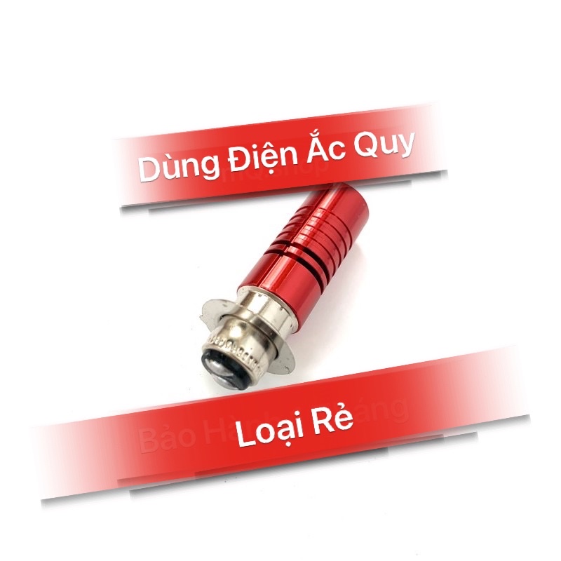 Đèn Pha Led Bi Cầu Mini 2 Mầu Vàng Trắng H6