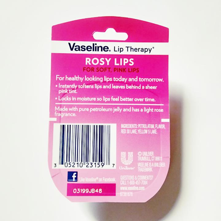 Dưỡng mềm và hồng môi Vaseline Rosy Lips Mỹ 7G
