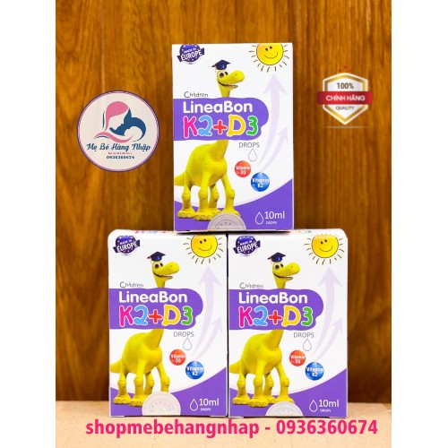 Vitamin K2D3  K2 D3 LineaBon (10ml) - Tăng cường hấp thụ Canxi