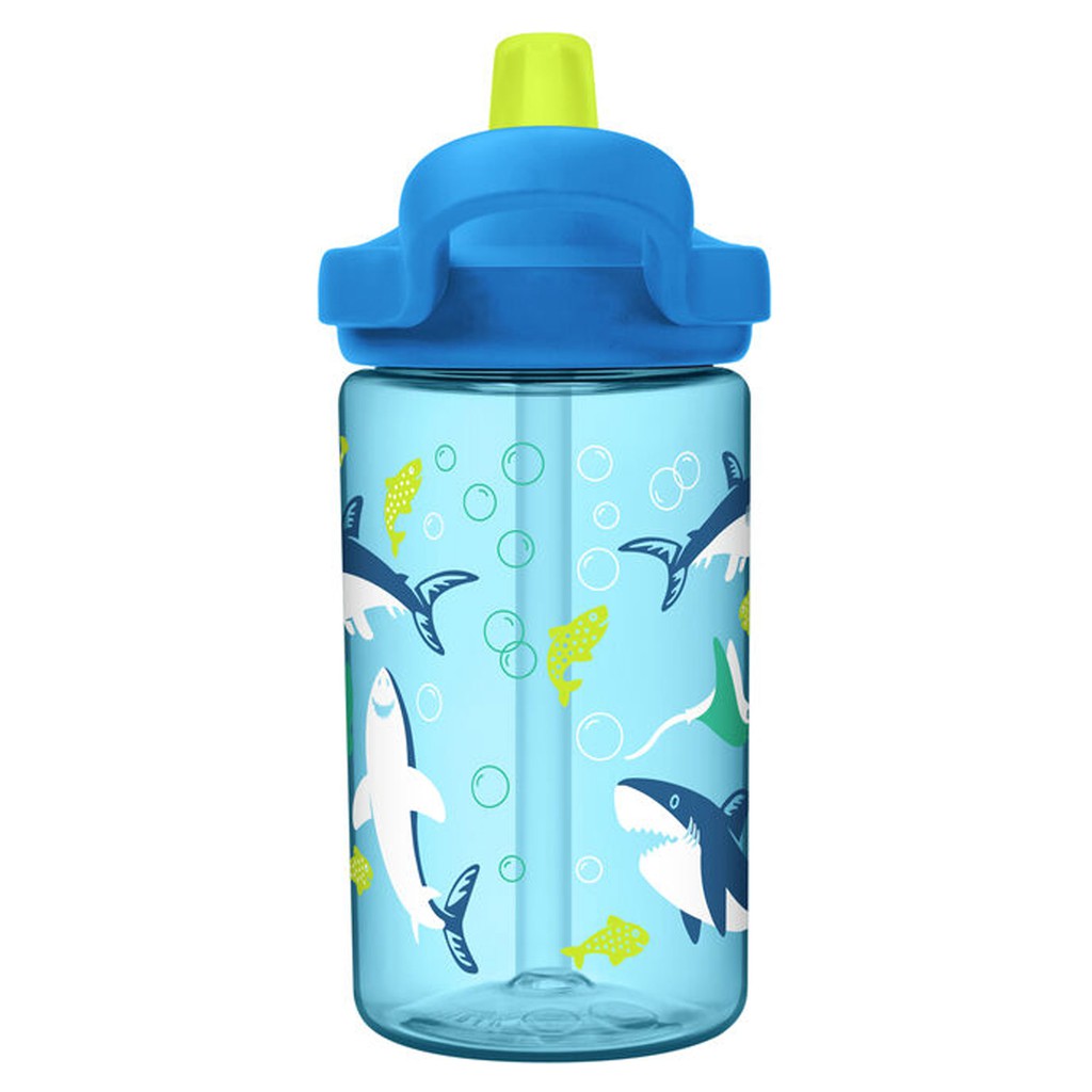 [CHÍNH HÃNG] Bình Nước Trẻ Em Camelbak Eddy+ Kids 400ml - Cá Mập Sharks & Rays