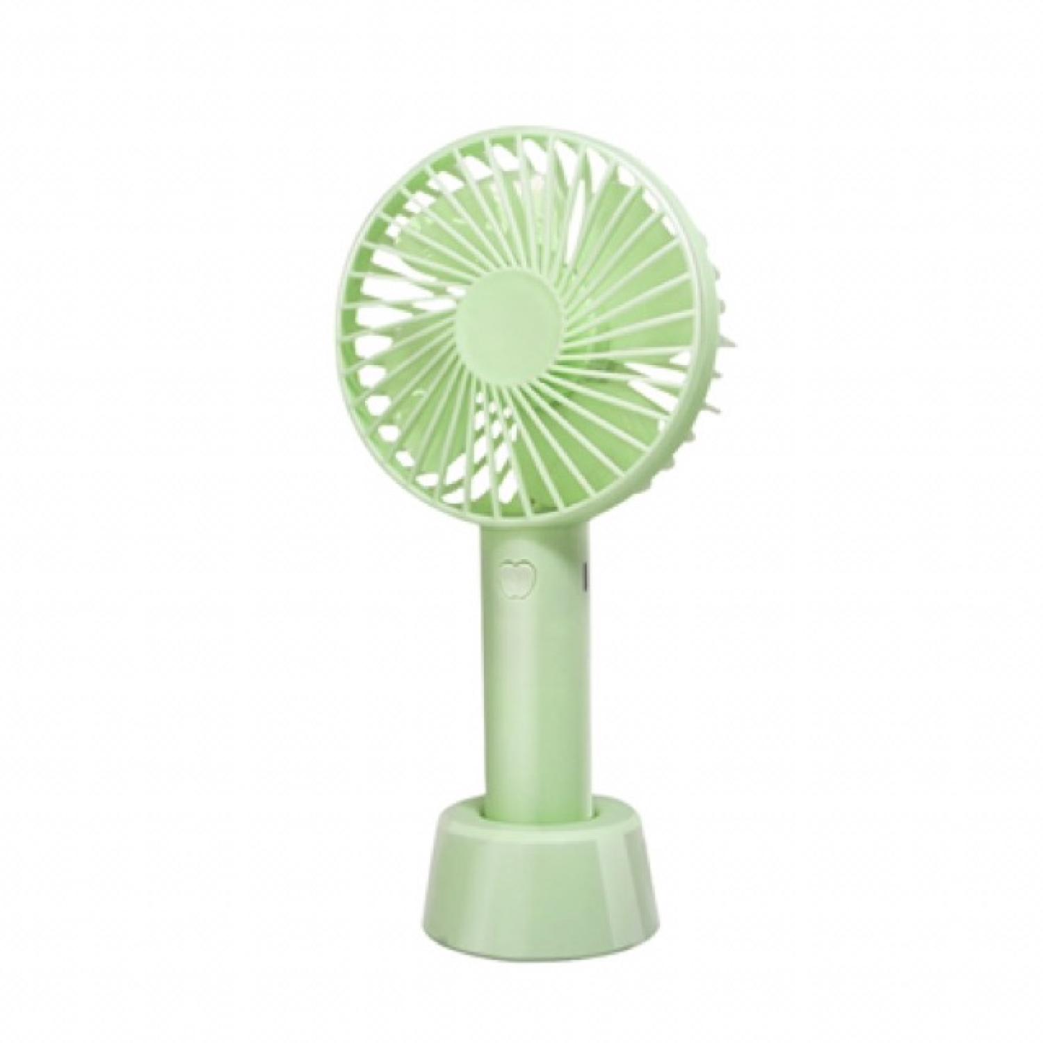Quạt mini tích điện cầm tay có đế 3 tốc độ