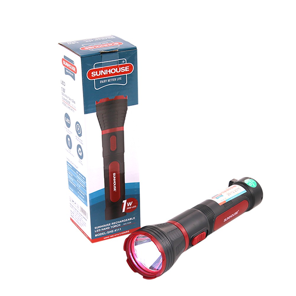 Đèn pin tay cầm SUNHOUSE – cỡ lớn SHE-4111