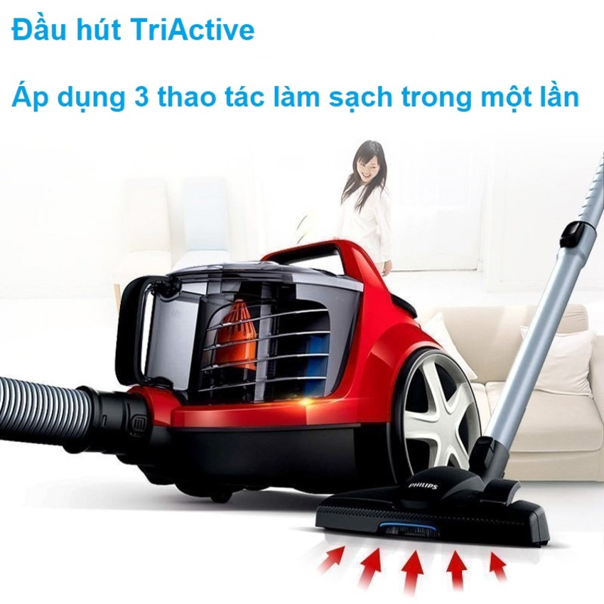 Philips PowerPro active fc8632 serial 5000 vacuum cleaner power 1700W