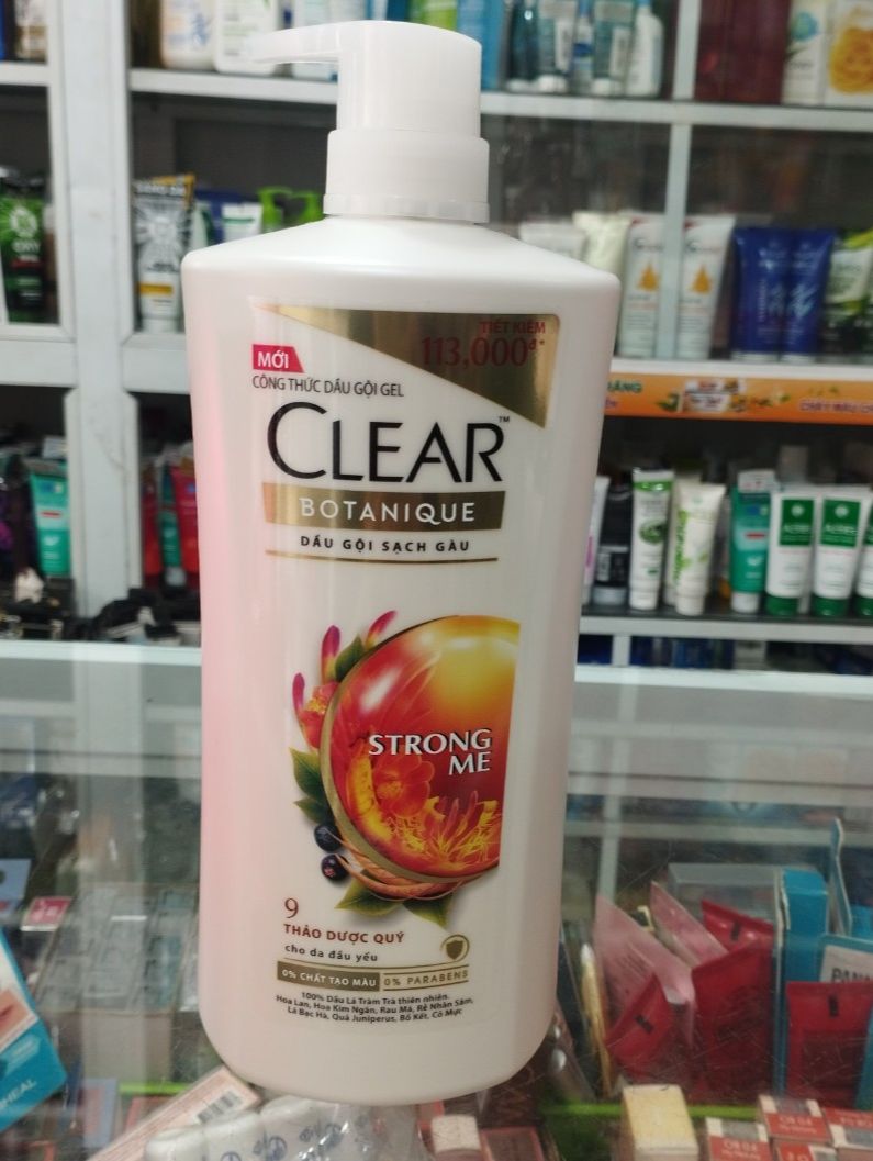 Dầu gội sạch gàu clear thảo dược 630gr - 900gr