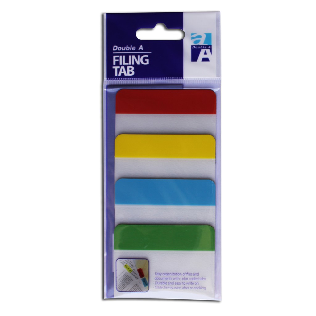 Miếng phân trang double a 4 màu ngang ft040108-en