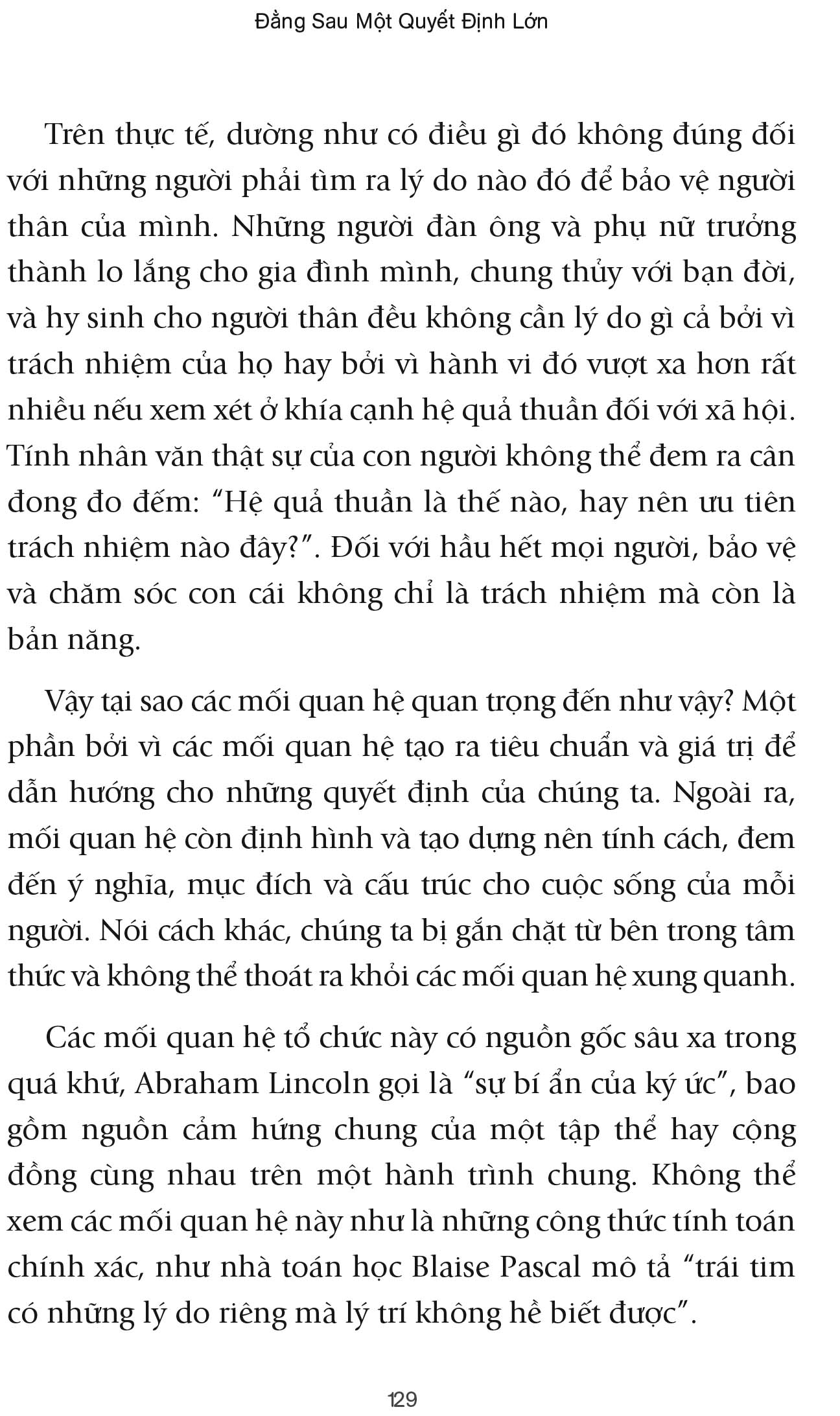 Sách Fahasa - Đằng Sau Một Quyết Định Lớn