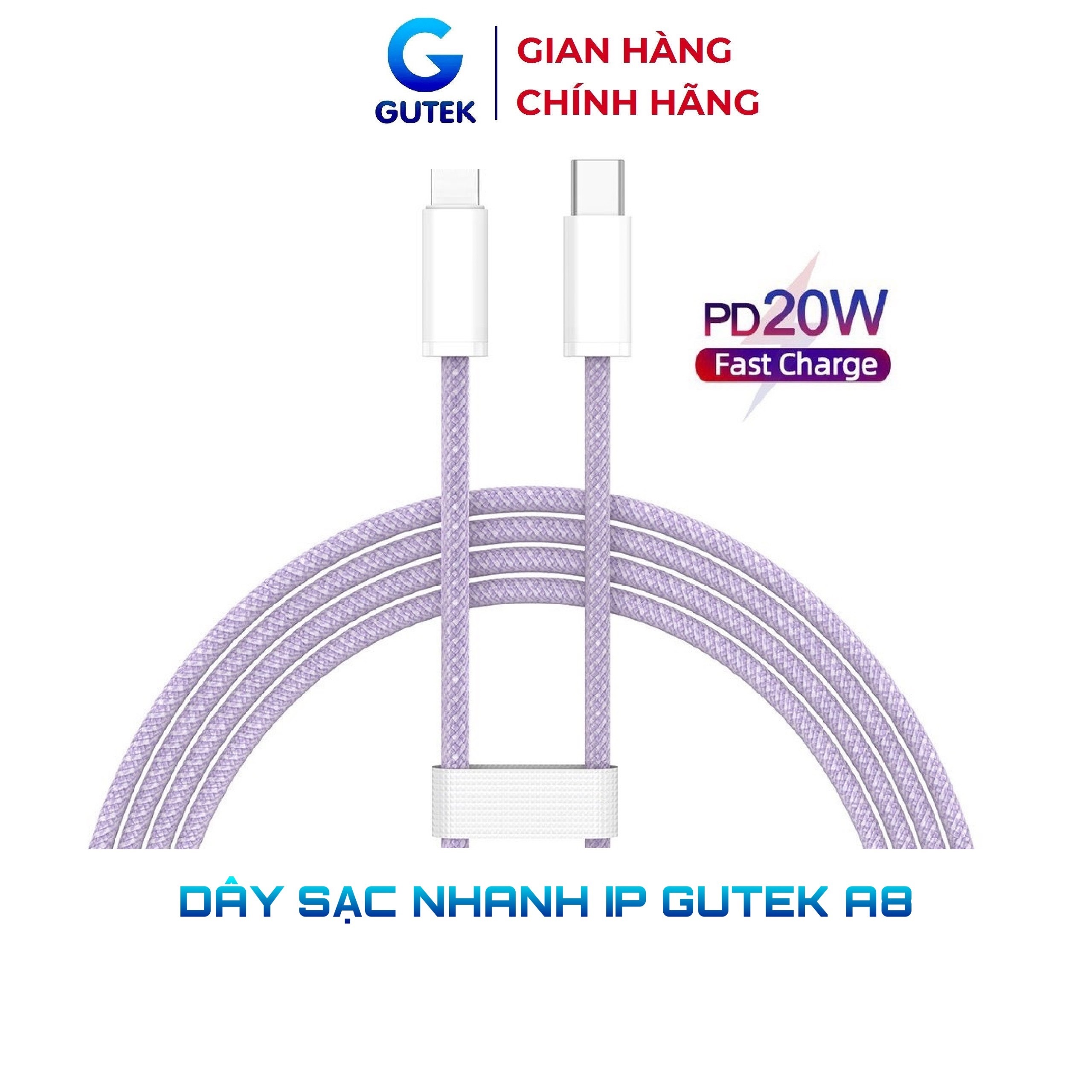 Dây Cáp Sạc Nhanh PD 20W Cổng Type