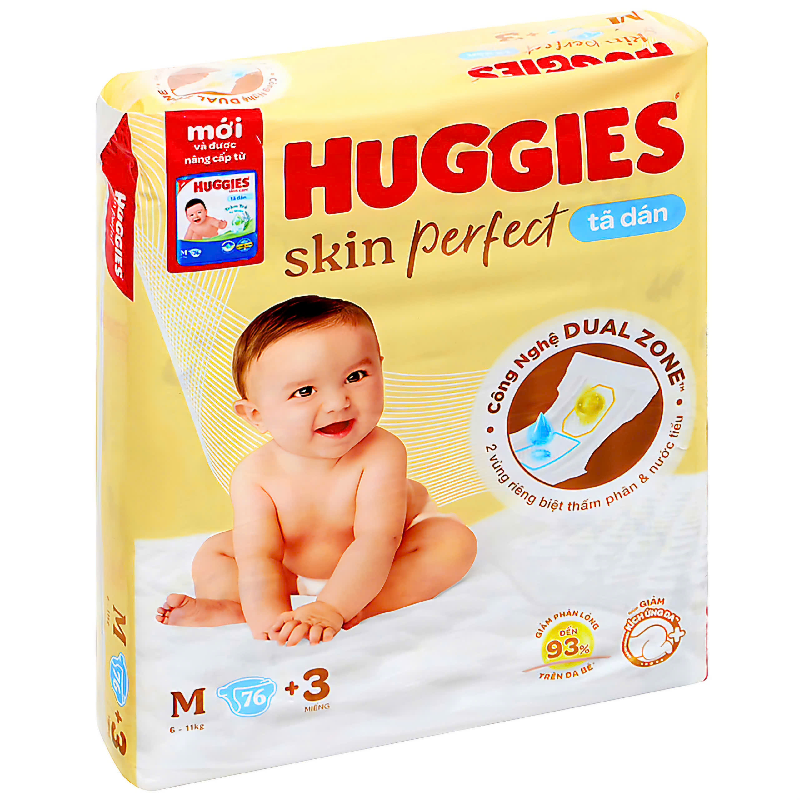 Bỉm/Tã Dán Huggies NB70. S54, NB108