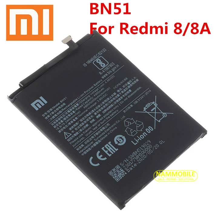 Pin xiaomi redmi 8 8a bn51 5000mah zin chính hãng