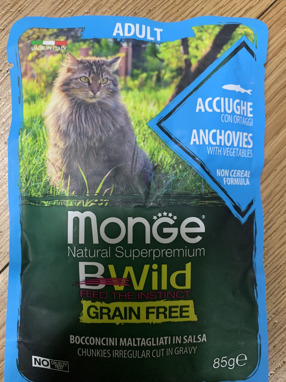 PATE MONGE(Grain free) THỨC ĂN CAO CẤP MÈO Gói 85g