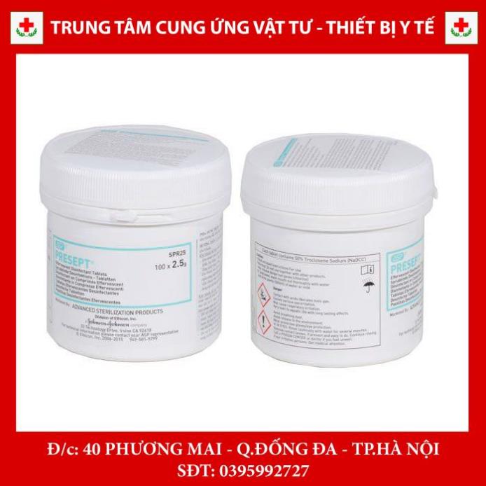 Viên khử trùng sát khuẩn Presept (hộp 100 viên)