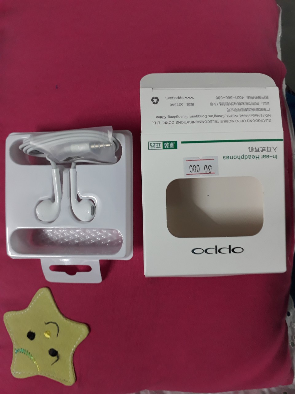 Tai Nghe OPPO R11 ZIN - Có Mic kiểu dáng iphone