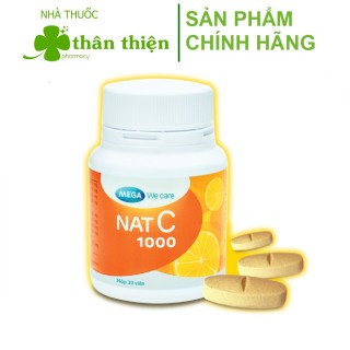 NAT C Bổ sung vitamin C hỗ trợ tăng đề kháng, giảm nguy cơ cảm cúm thumbnail