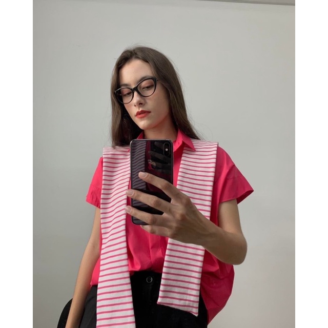Áo sơ mi nữ SATHY tay cánh dơi cao cấp ( doly shirt)