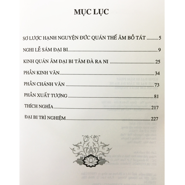 Sách - Kinh Đại Bi Sám Pháp, Đại Bi Tâm Đà Ra Ni