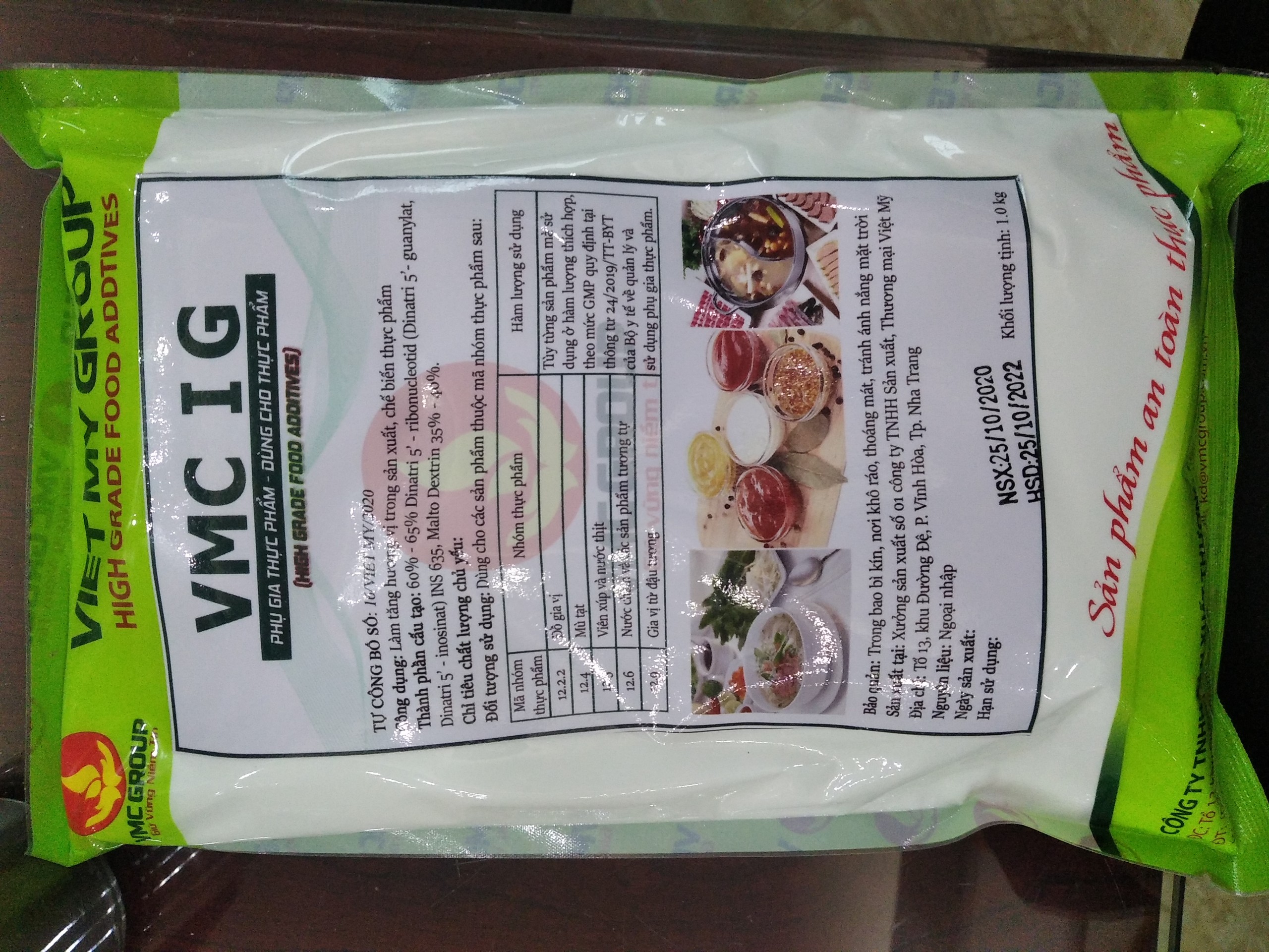 CHẤT ĐIỀU VỊ NƯỚC DÙNG IG