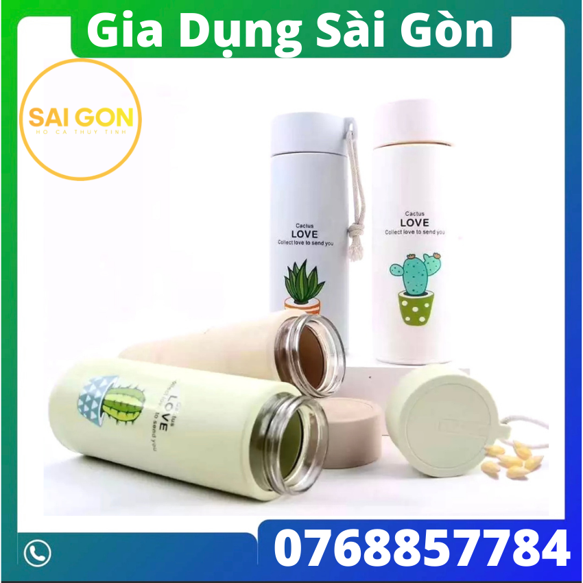 [HCM]Bình nước giữ nhiệt CASTUS LOVE XR-07