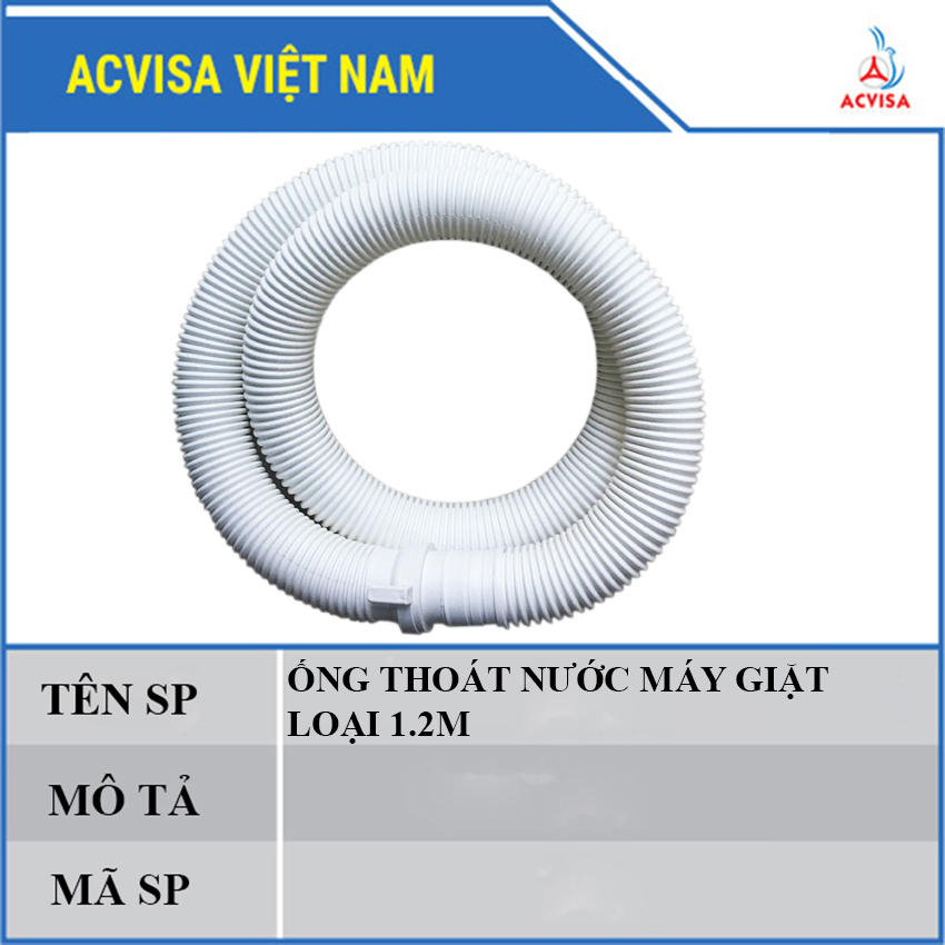 Ống thoát nước máy giặt loại 1.2m