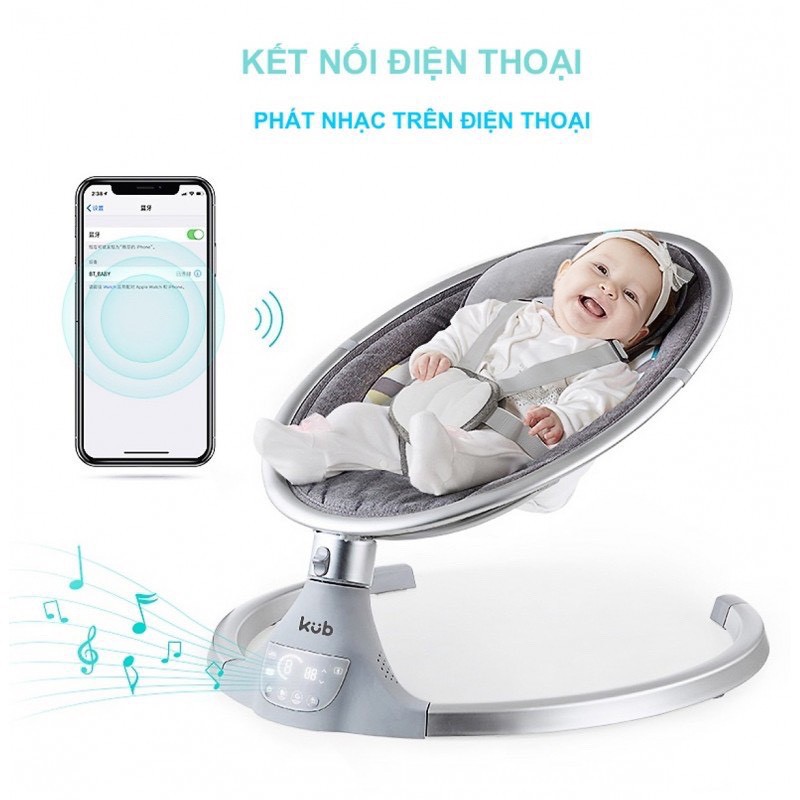 Nôi Kub điện tự động cho bé có nhạc