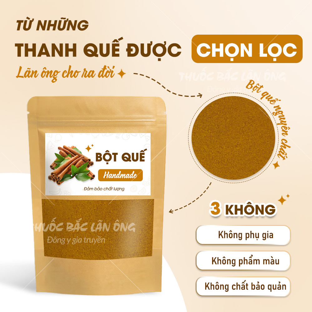Bột quế nguyên chất 1kg, gia vị nấu ăn, tạo mùi thơm hấp dẫn