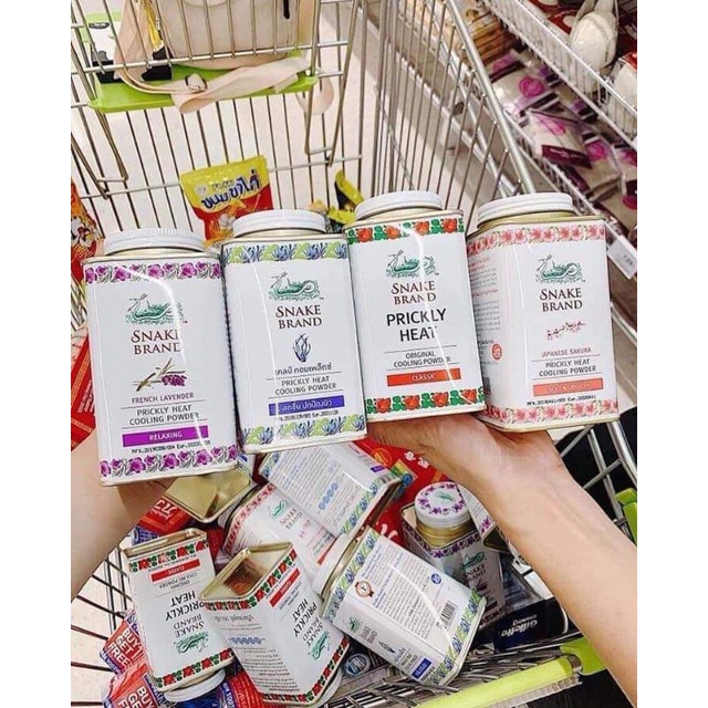 Phấn Lạnh Snake Brand Thái Lan 280g