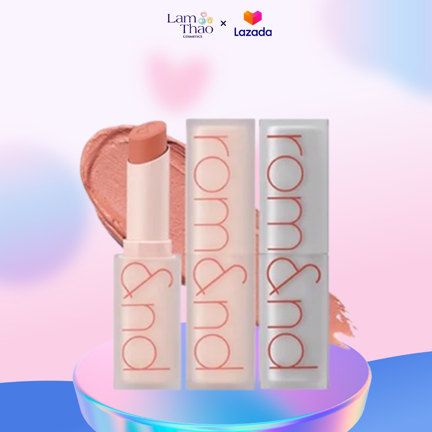 HOÀN TIỀN 15% - Son Thỏi Siêu Mịn Romand New Zero Matte Lipstick Shell Beach Nude Collection 3g