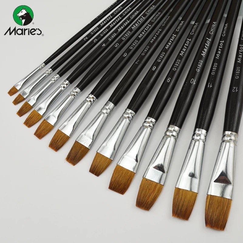 [HCM]Cọ Vẽ Maries Vuông G1820 Giá Rẻ