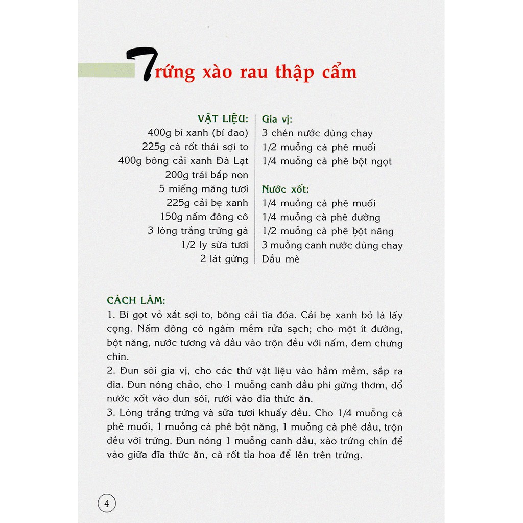Sách - 30 Món Chay Giàu Dinh Dưỡng (Lý Ngân Hoán)(VT)